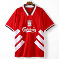 Maillot domicile rétro Liverpool 1993-1995 de la marque Le 12, maillot de football avec logo et détails historiques.