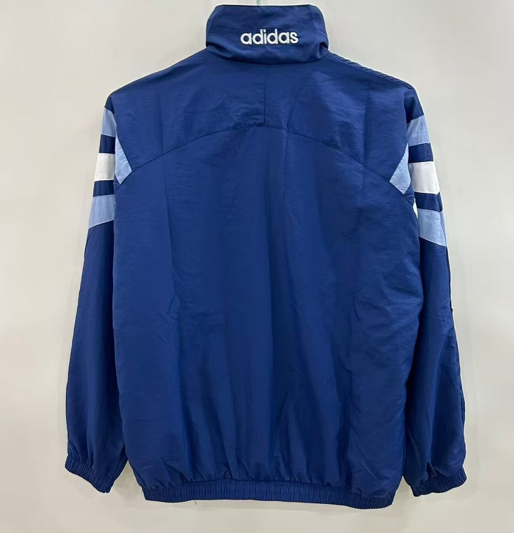 Veste coupe-vent réversible Le 12 -ème Maillot Argentine, doublure et extérieur colorés, style sportif et pratique, vue de face