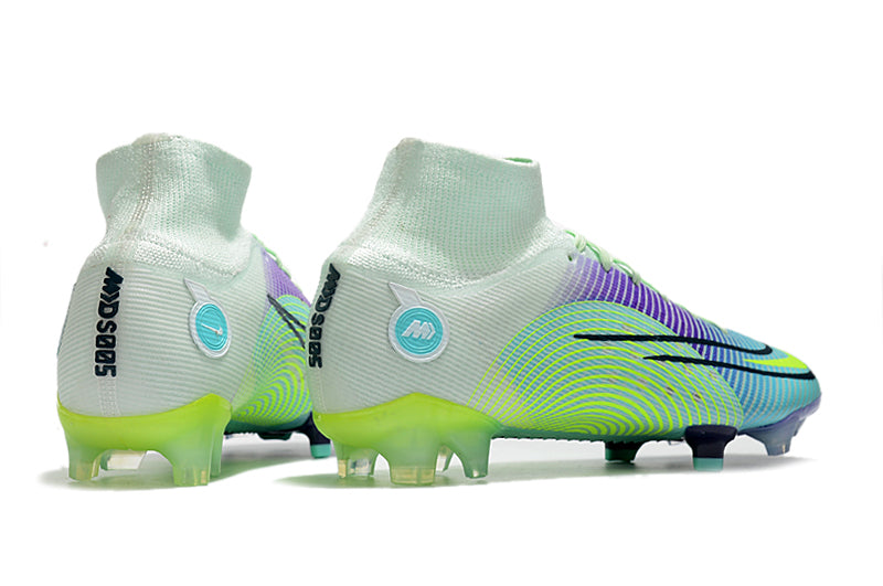 Crampons Mercurial Superfly IX Elite pour football, spikes en acier, semelle en caoutchouc, conçu pour la traction sur terrain synthétique