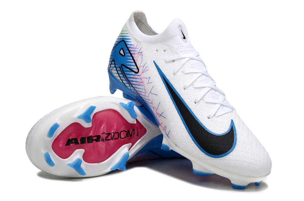 Crampons Mercurial Vapor 16 Elite XXV pour football, semelles en acier avec pointes pour meilleure adhérence.