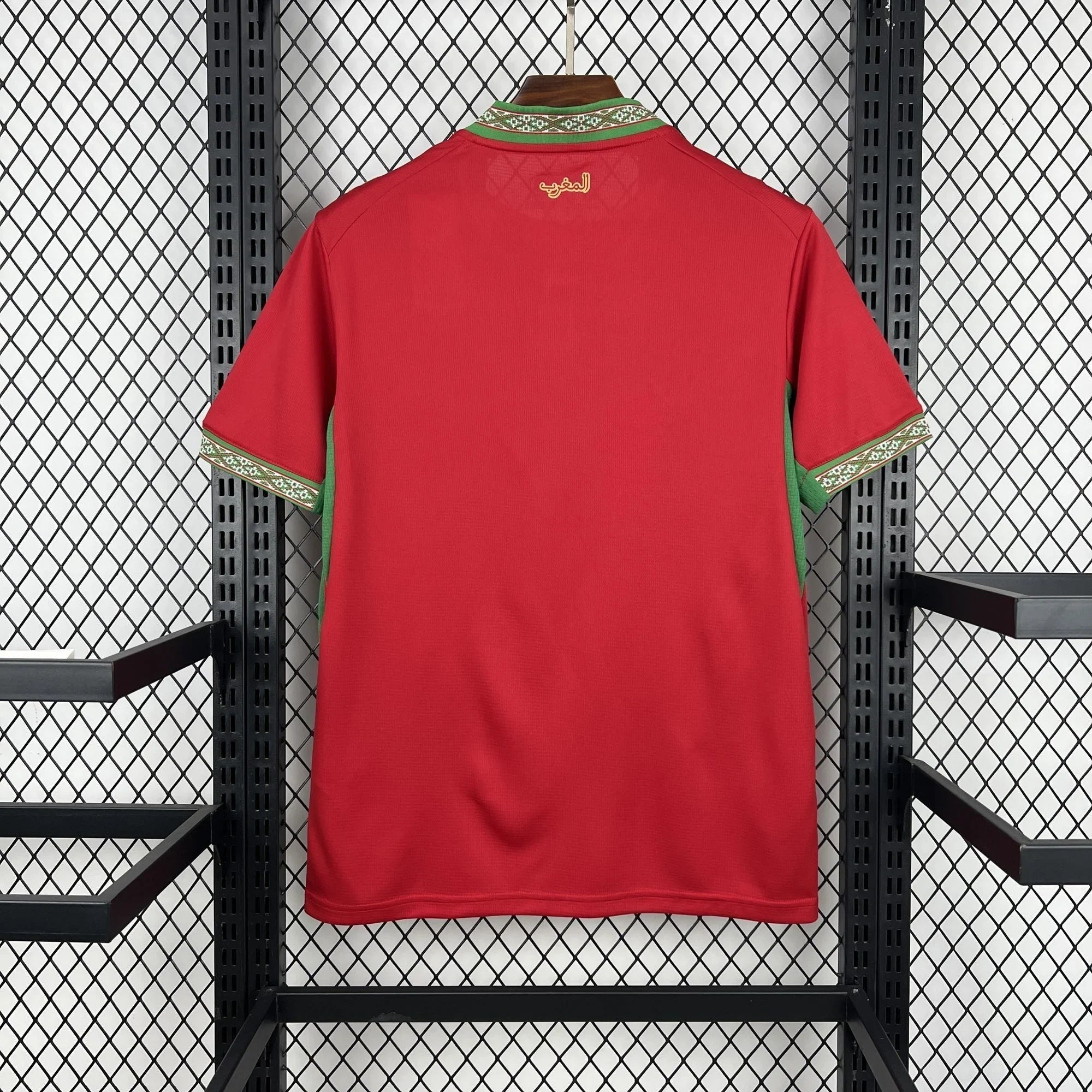 Maillot Maroc Coupe du monde 2026 Le 12 -ème Maillot, maillot de football avec drapeau marocain et logo de l'équipe nationale.