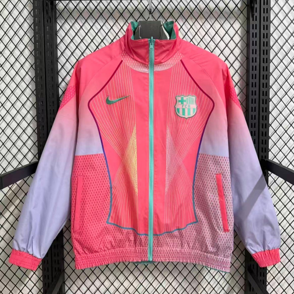 Veste coupe-vent réversible Le 12 -ème Maillot Barcelone, légère et pratique, avec logo et design moderne visible sur l'image.