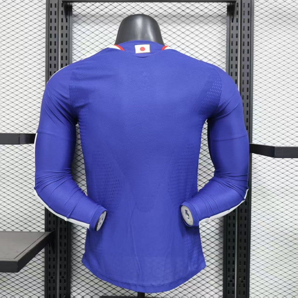 Maillot de football Le 12 -ème Maillot, Japon Domicile, manches longues, pour enfant 25/26, tenue officielle de l'équipe nationale.