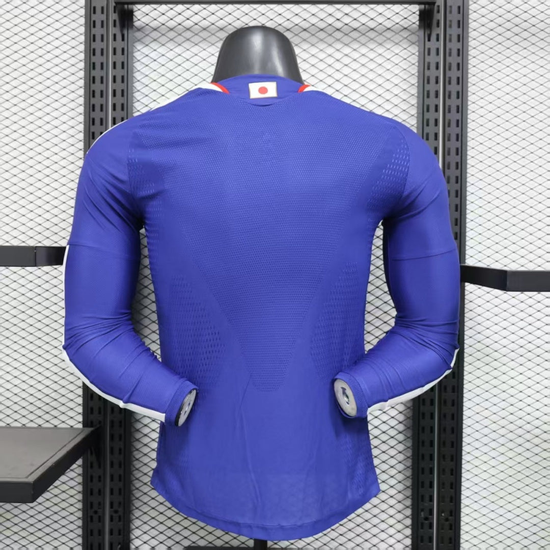 Maillot de football Le 12 -ème Maillot, Japon Domicile, manches longues, pour enfant 25/26, tenue officielle de l'équipe nationale.