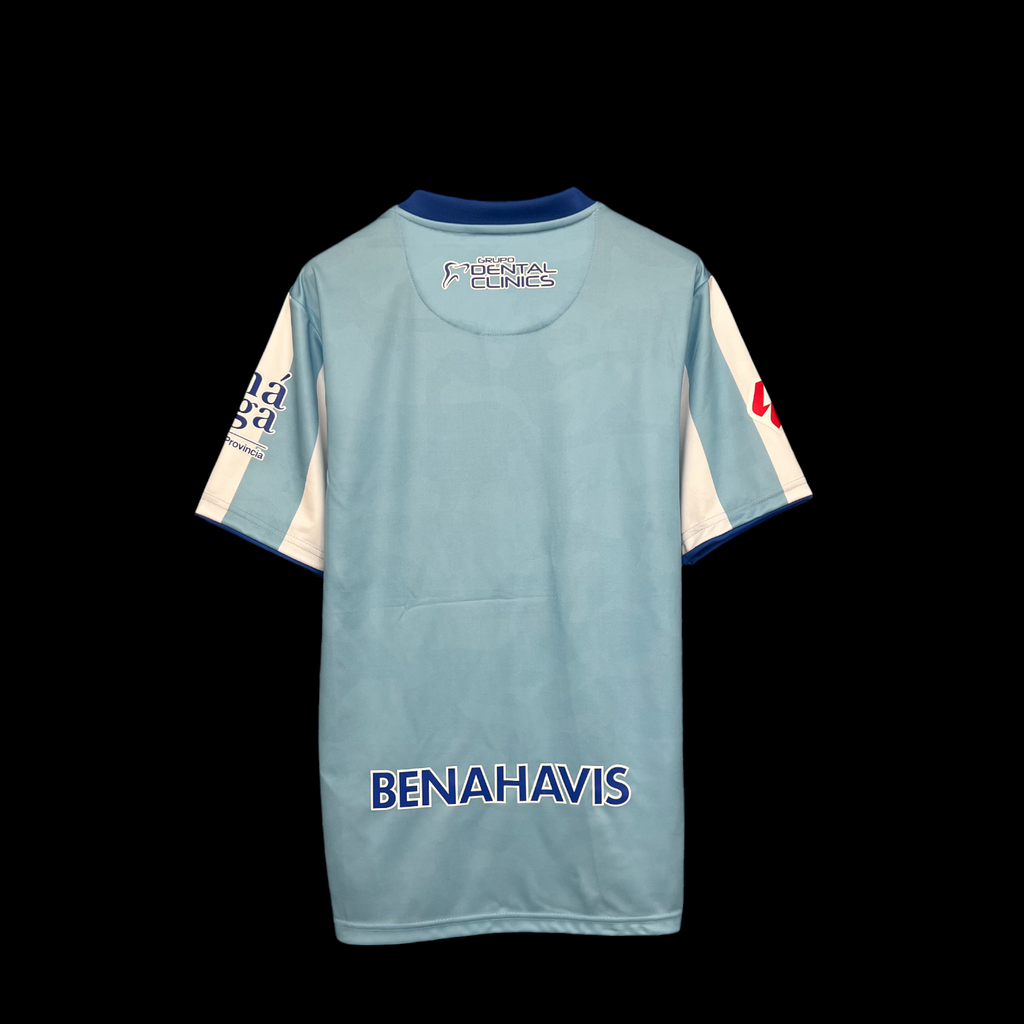 Maillot domicile Malaga 25/26 Le 12 -ème Maillot, maillot de football rouge avec logo et détails de l'équipe Malaga.