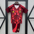 Enfant portant le kit extérieur Allemagne 2025 de Le 12 -ème Maillot, vêtement sportif pour événement sportif.