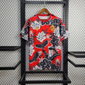 Maillot de football FLAMENGO 24/25 Le 12 -ème, maillot rouge avec le logo du club et détails en noir.
