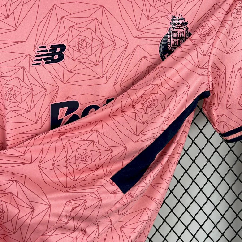 Maillot Porto Away 2025/26 Le 12 -ème Maillot, maillot de football avec design bleu et blanc, vue de face sur fond blanc.
