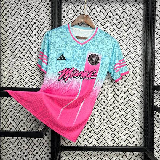 Maillot Inter Miami Concept 2024/2025, marque Le 12 -ème, vue frontale, logo et détails du design sur le maillot de football.