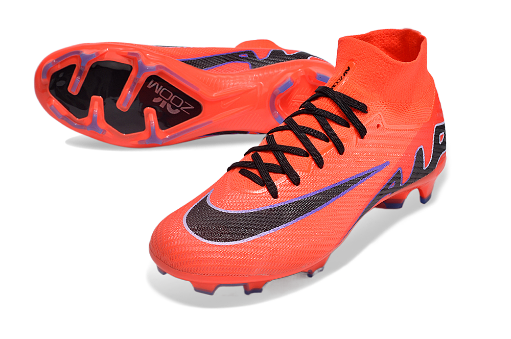 Crampons Mercurial Superfly IX Elite pour football, semelles en acier avec pointes agiles, marque Le 12 -ème Maillot.