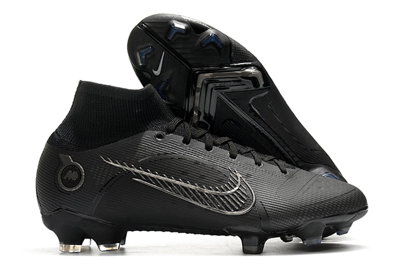 Crampons Mercurial Superfly IX Elite pour football, conçus pour performance et adhérence sur le terrain.