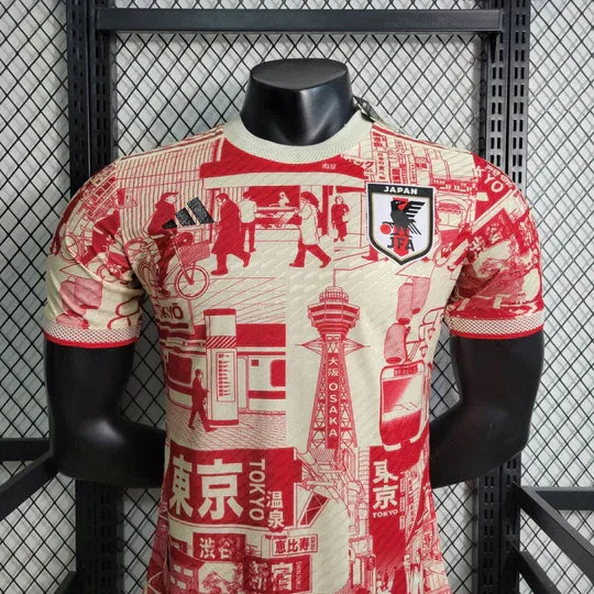 Maillot Japon 2023 édition spéciale de la saison, modèle Le 12, avec design unique et couleurs du maillot de football.