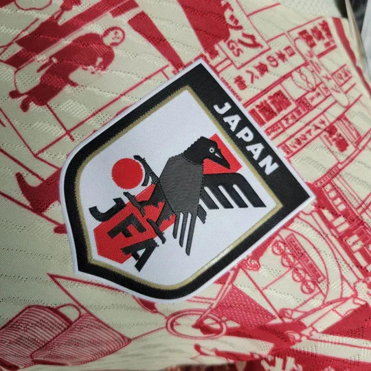 Maillot Japon 2023 édition spéciale Le 12, maillot de football avec logo et design unique, vue frontale.