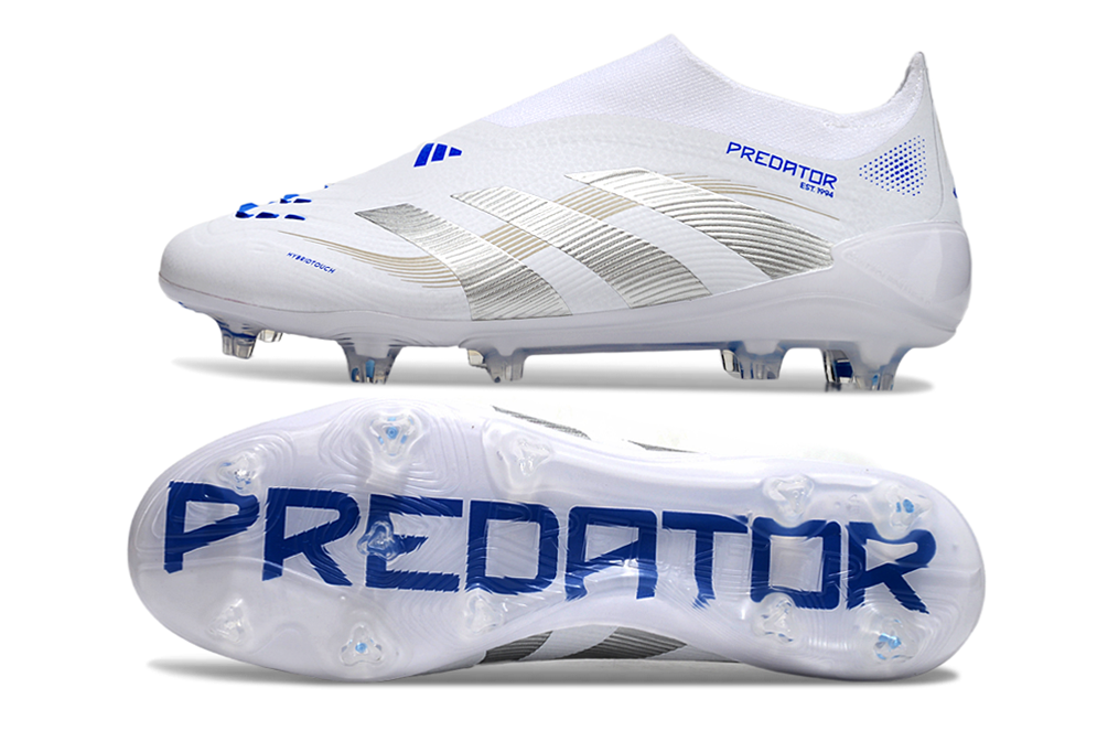 Crampons Predator Accuracy+ FG pour chaussures de montagne, fixation robuste et adhérence améliorée, en acier durable.