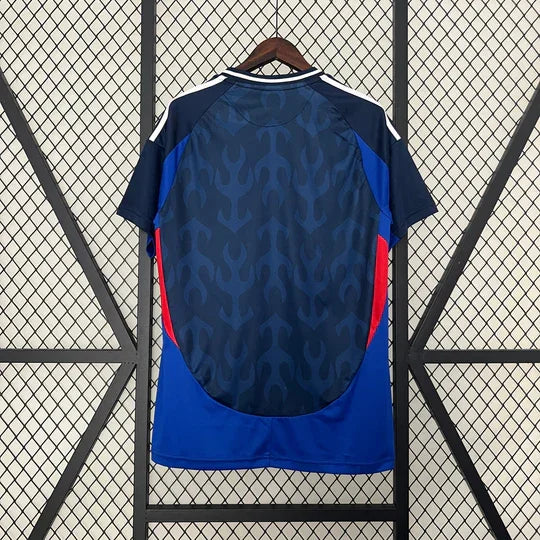 Maillot domicile Japon 2024/2025 Le 12 -ème Maillot, maillot de football avec design national japonais, vue de face.