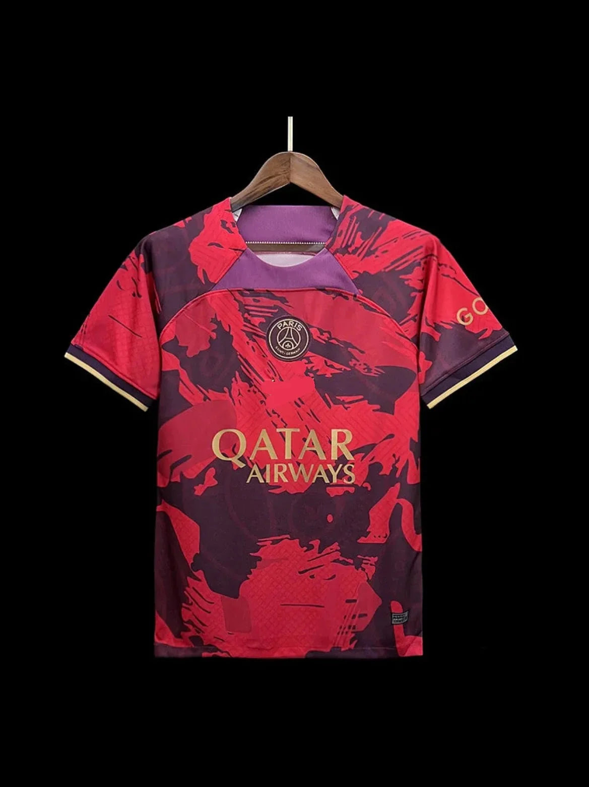 Maillot Paris Saint-Germain Concept 2024 2025 de Le 12 -ème Maillot, vue de face, design moderne avec logo du PSG.