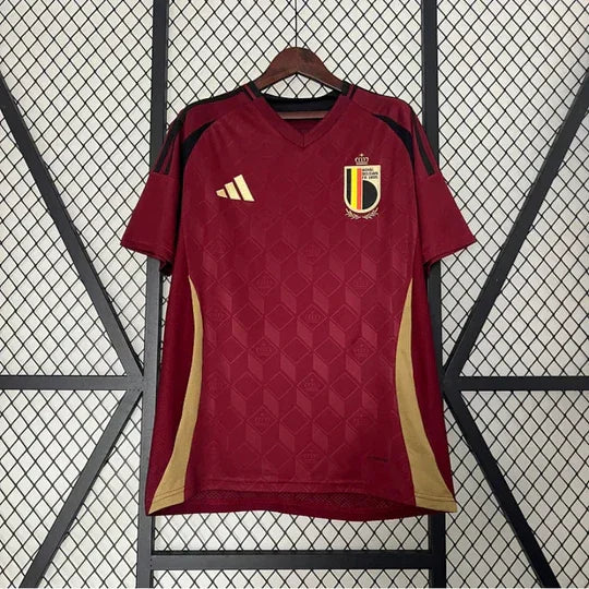 Maillot de football Belgique extérieur 2024-2025 Le 12, maillot officiel EURO 2024, maillot de l'équipe nationale belge