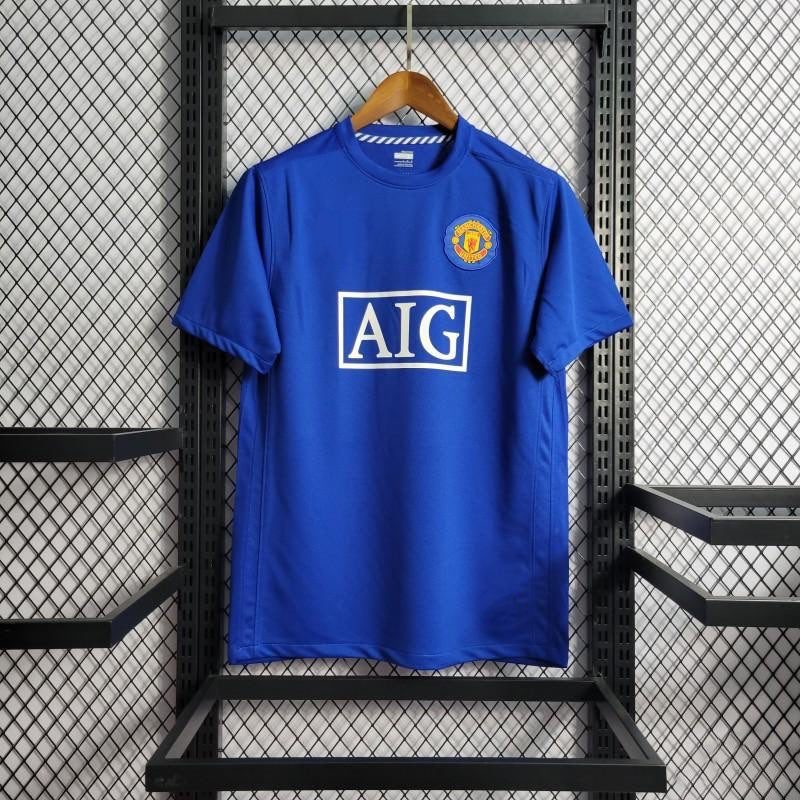 Maillot third rétro Manchester United 2007-2008, version Le 12-ème Maillot, vue de face avec logo et détails du design.