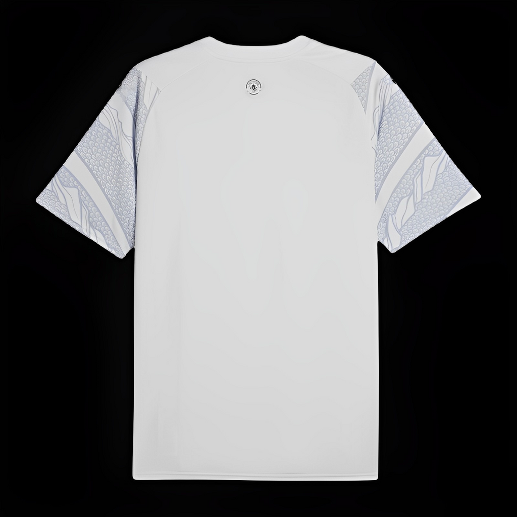 Maillot Manchester City Édition Nouvel An Chinois 2023-2024, Le 12 -ème Maillot, vue de face avec détails du design.