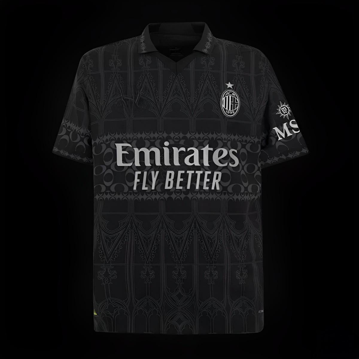 Maillot AC Milan édition limitée 2023 2024 Le 12, maillot de football avec logo et design officiel sur le terrain.