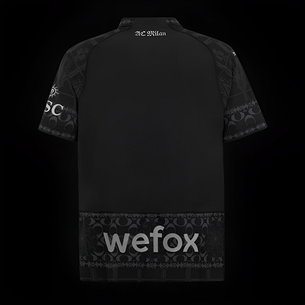 Maillot AC Milan édition limitée 2023-2024 Le 12, maillot de football avec logo et design officiel visible sur l'image.