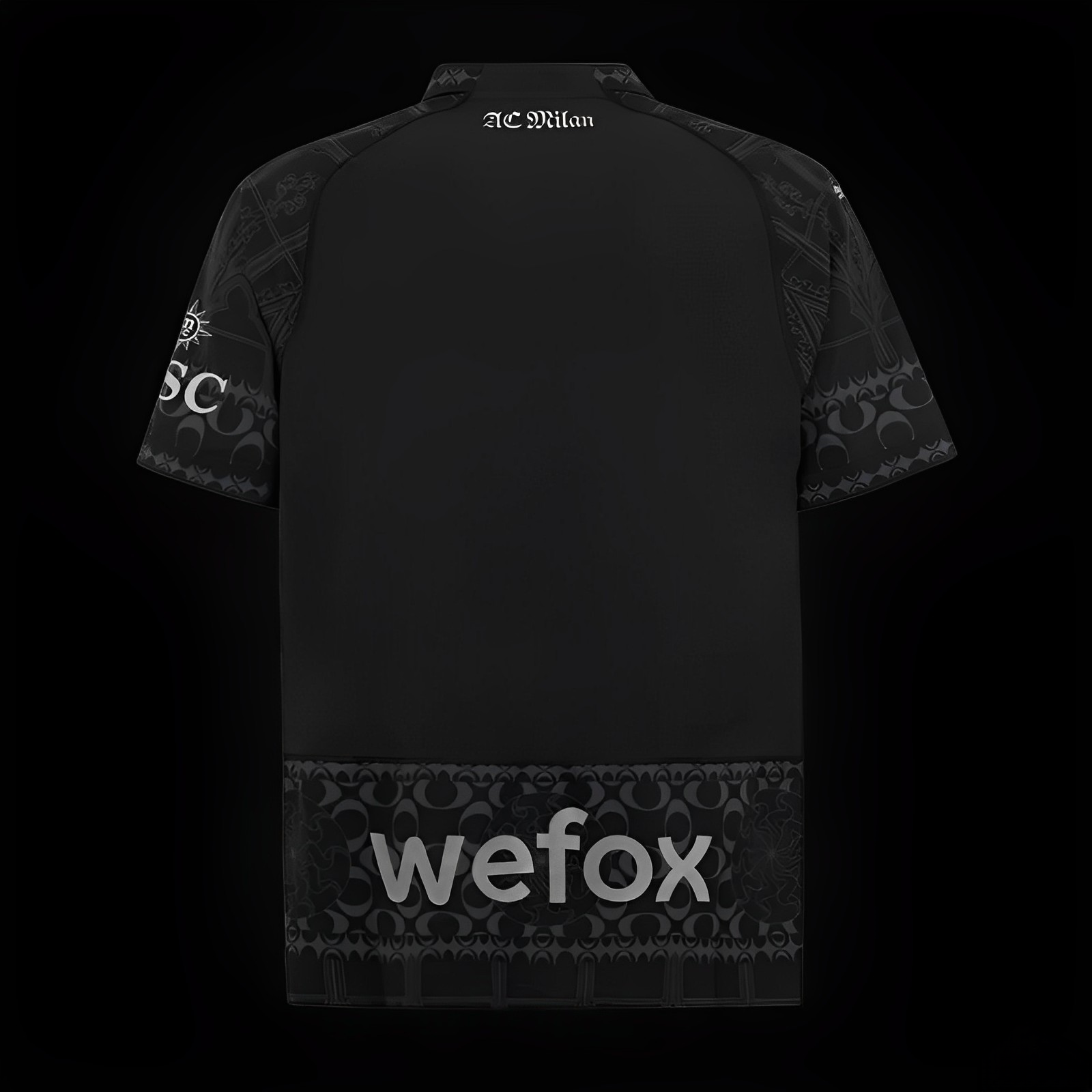 Maillot AC Milan édition limitée 2023-2024 Le 12, maillot de football avec logo et design officiel visible sur l'image.