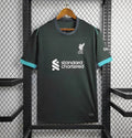 Maillot extérieur Liverpool 2024/25 Le 12 -ème Maillot, maillot de football avec logo et détails en bleu et blanc