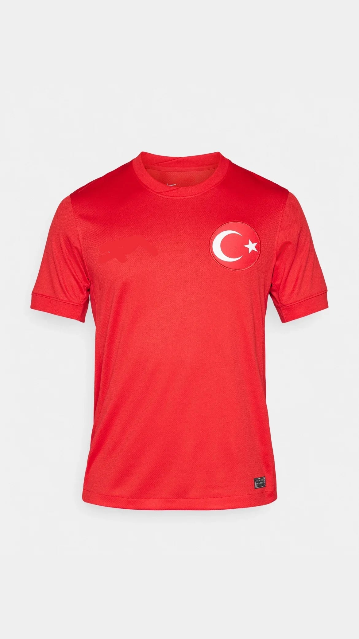 Maillot domicile de l'équipe Turquie 2024/25, marque Le 12, en bleu avec détails officiels, vue front de face.