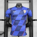 Maillot extérieur de la Croatie 2024/25, version normale, par Le 12 -ème Maillot, vue de face avec détails du design.