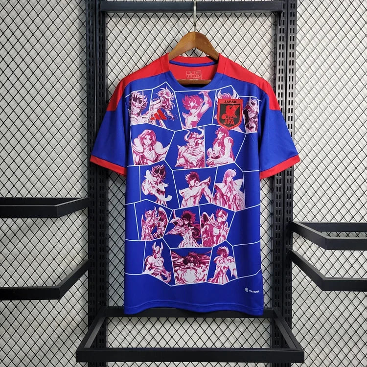 Maillot japonais Concept Manga de la marque Le 12 -ème Maillot, vue front avec motifs inspirés de manga japonais.
