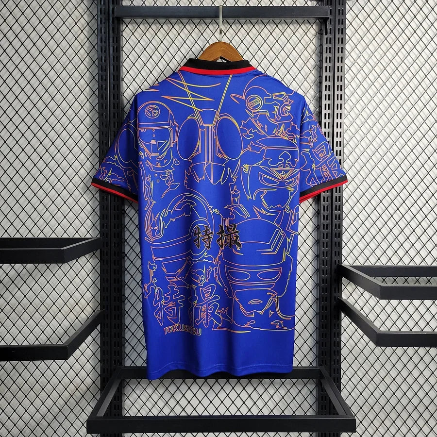 Maillot de football Japon Concept Le 12 -ème Maillot, vue front avec logo et design traditionnel.