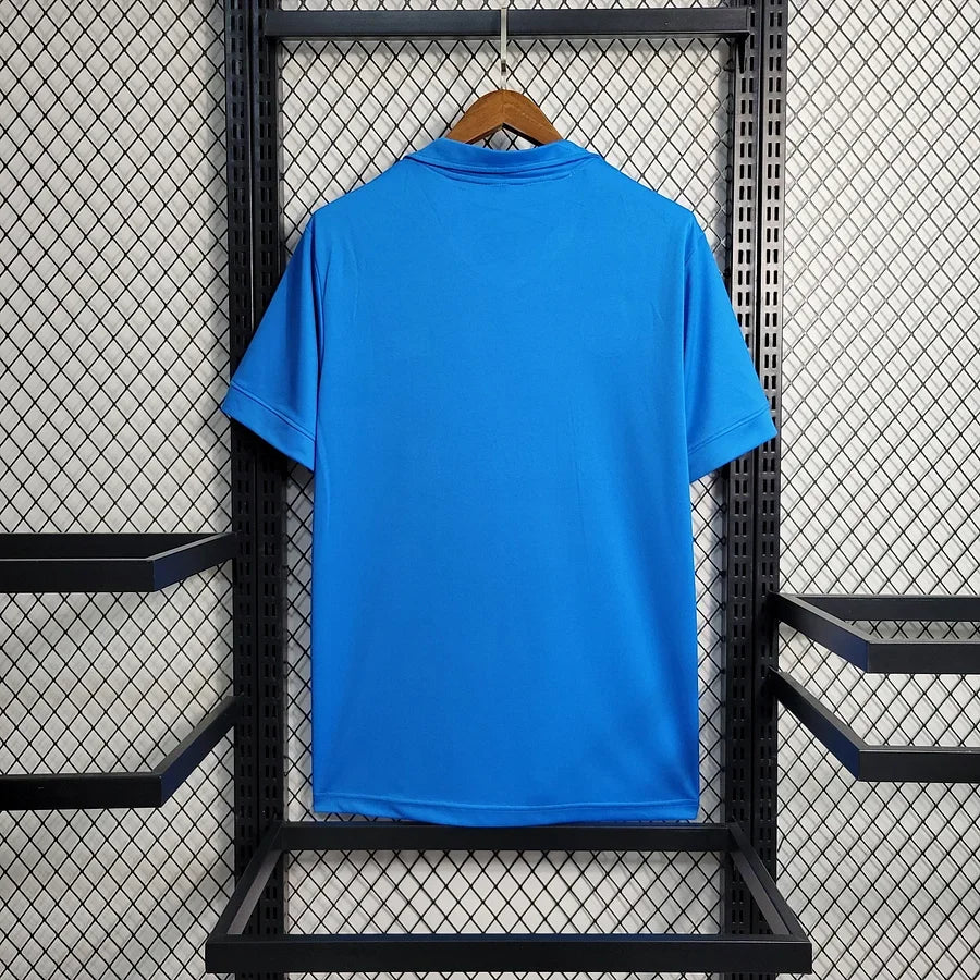 Maillot rétro Naples 1988/89 de la marque Le 12, maillot de football avec logo et détails vintage, vue de face.
