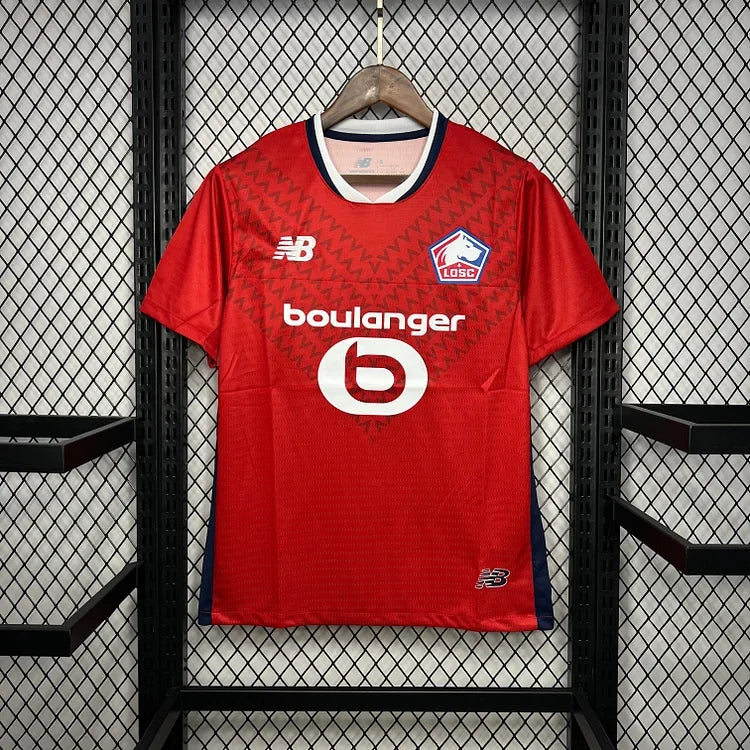 Maillot Lille LOSC 2024/25 Le 12 -ème Maillot, vue frontale avec logo et détails du maillot de football.