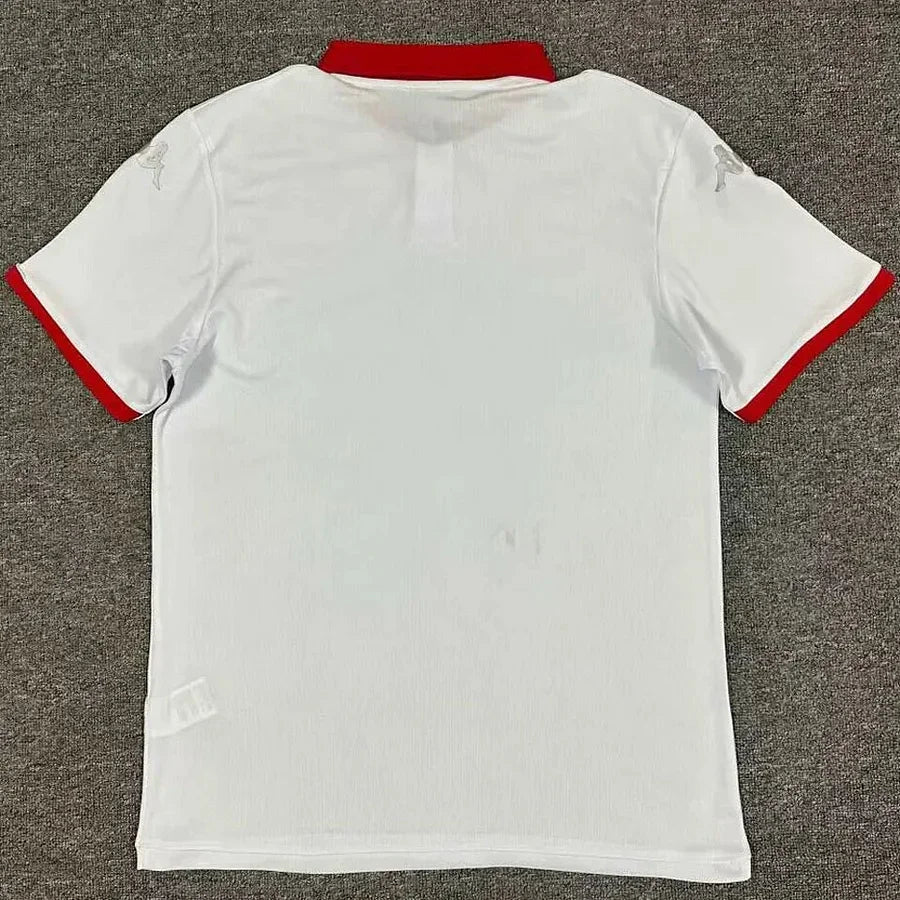 Maillot de football Tunisie 2024/25 Le 12 -ème Maillot, vue de face, avec logo et design officiel.