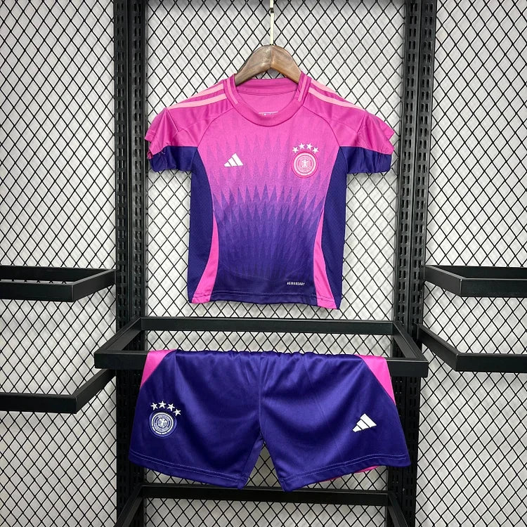 Maillot enfant Allemagne 2024/25 Le 12, maillot de football pour jeunes avec logo national sur le devant.