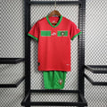 Maillot de football enfant Maroc 2022 Le 12 -ème Maillot, vue de face avec logo et détails du kit.