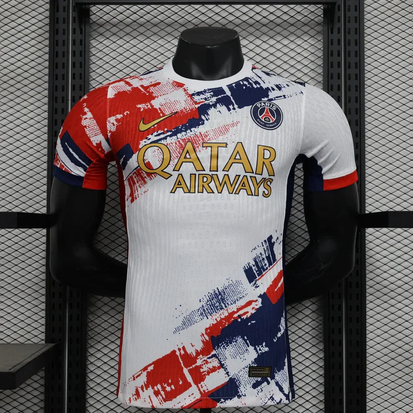Maillot Paris Saint-Germain Concept 2024/25 de Le 12 -ème Maillot, vue front avec logo PSG et détails du design.