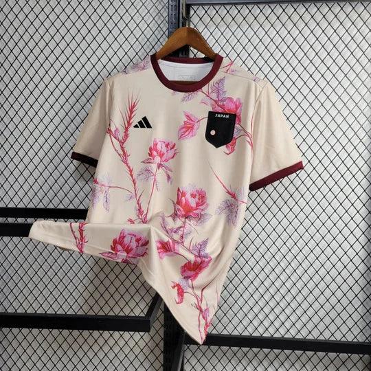 Maillot de football Japon 2024/25 Le 12 -ème Maillot, design concept, vue de face avec logo et détails du maillot.