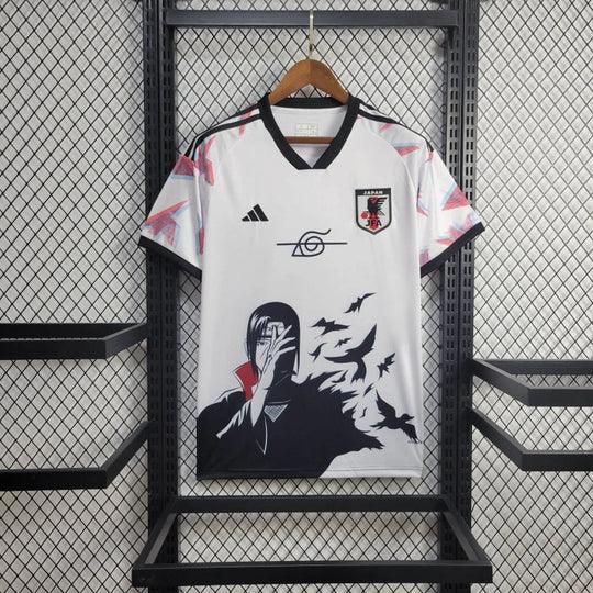 Maillot Japon Concept 2024 Édition Itachi de Le 12 -ème Maillot, vue de face avec design noir et rouge, logo et motifs Itachi.