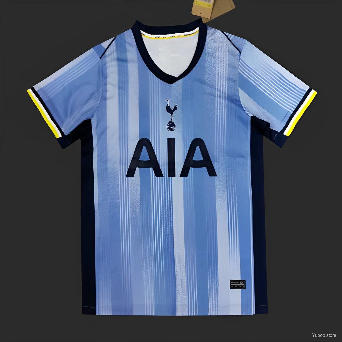 Maillot extérieur Tottenham Hotspur 24/25 Le 12 -ème Maillot, maillot de football avec logo et détails colorés.