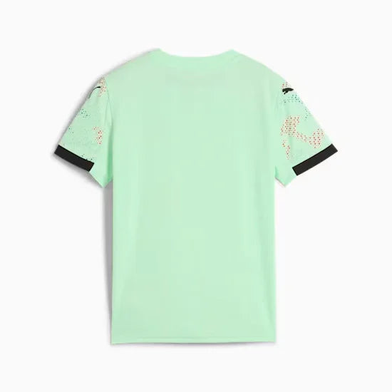 Maillot de football extérieur Portugal 2025/2026 Le 12 -ème Maillot, vert fluo, pour enfants et adolescents, vue frontale.