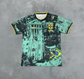 Maillot de football Brésil 24/25 Le 12ème Maillot, design spécial avec couleurs vives et logo officiel, vue frontale.