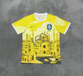 Maillot de football Brésil 24/25 Le 12, maillot spécial C, logo Brésil et couleurs traditionnelles sur le devant.