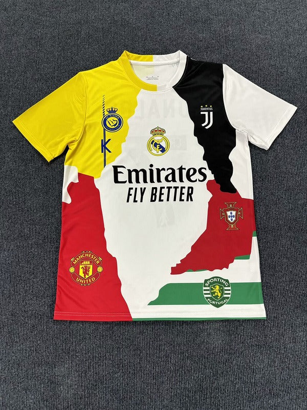 Maillot de football 25/26 Le 12 -ème Maillot Ronaldo, maillot spécial avec logo et design officiel, vue de face.