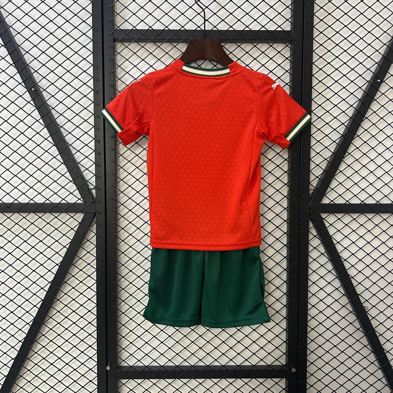Ensemble enfant Portugal Le 12 -ème Maillot, maillot et pantalon pour garçon, vêtements de sport colorés et confortables.