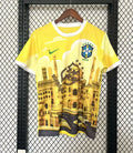 Maillot de football Brésil 25/26 Le 12, design spécial avec logo et couleurs emblématiques sur le devant.