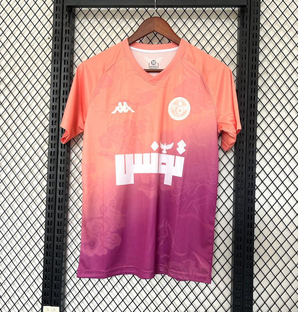 Maillot de football Tunisie 25/26 Le 12 -ème Maillot, maillot officiel avec logo et couleurs de l'équipe nationale tunisienne.