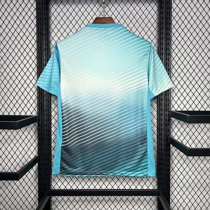 Maillot d'entraînement 24/25 de la Corée du Sud, marque Le 12, vue de face avec logo et détails du maillot.