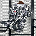 Maillot de football gris 25/26 Angleterre Le 12 -ème Maillot, design spécial, vue front avec détails du maillot.