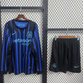 Maillot domicile Inter Milan 25/26 pour homme, long sleeves, marque Le 12 -ème Maillot, vue du devant du jersey.
